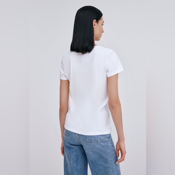 MARCELLA NYC The Monochrome New York Tee in White - Picture 2 of 7